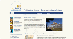 Desktop Screenshot of ecodomus.ch